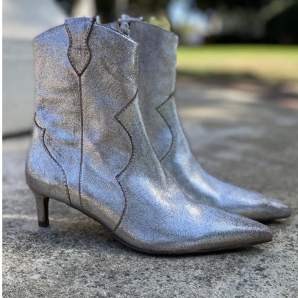 Seychelles Silver Heeled Boots